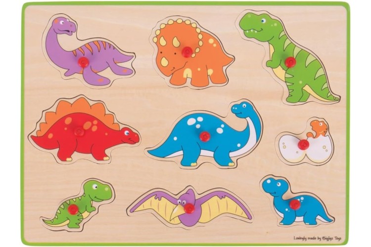 Bigjigs Lift Out Puzzle (Dinosaurs) BJ257 