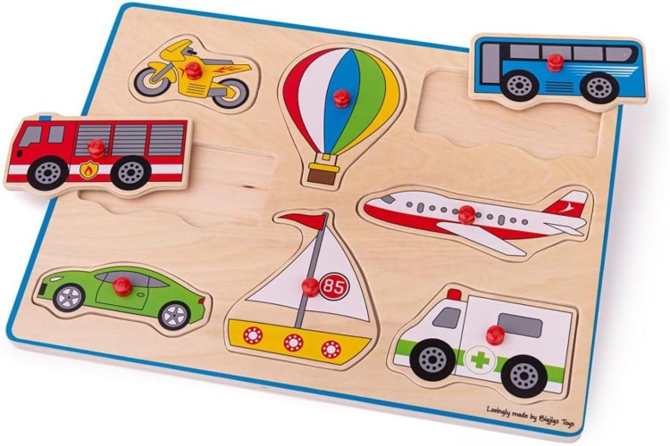 Bigjigs Lift Out Puzzle (Transport) BJ260