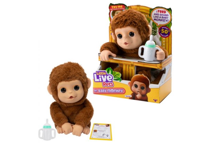 Little Live Pets My Baby Mango Monkey Plush