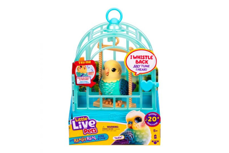 Little Live Pets My Really Real Bird & Cage 