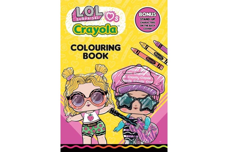 LOL CRAYOLA COLOURING BOOK