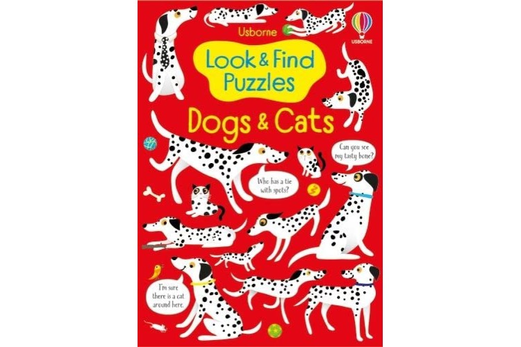 LOOK AND FIND PUZZLES - DOGS & CATS
