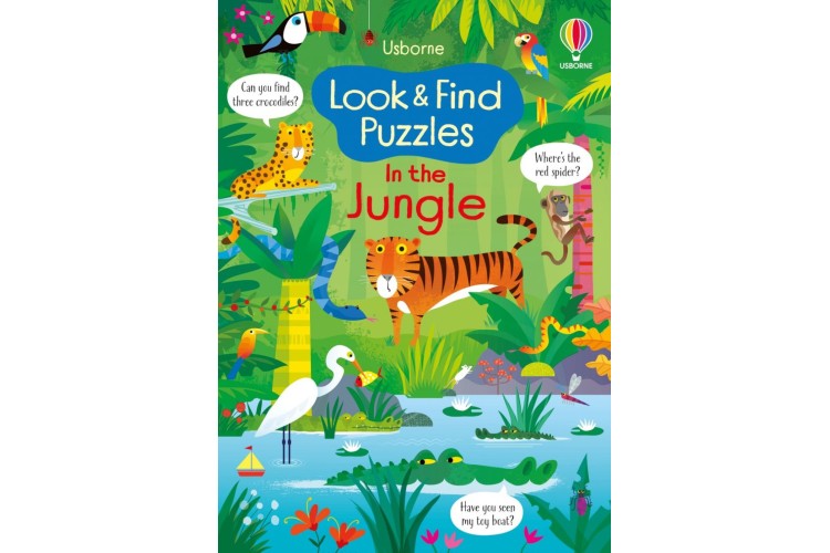 Look and Find Puzzles In the Jungle