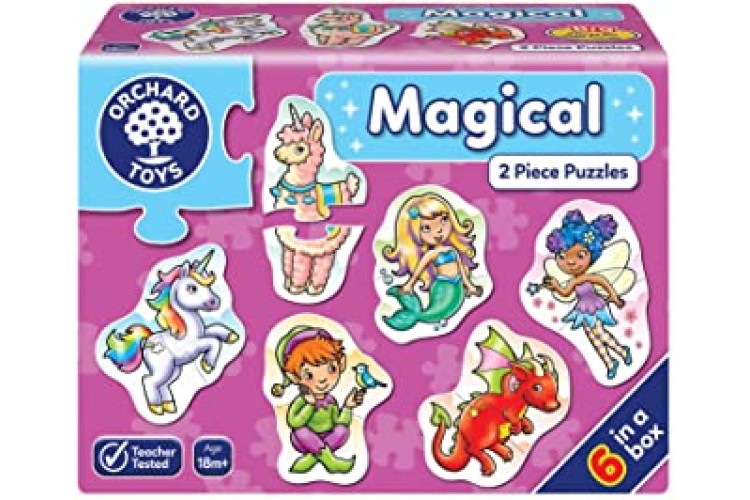 Magical 2 pieces puzzles Orchard Toys