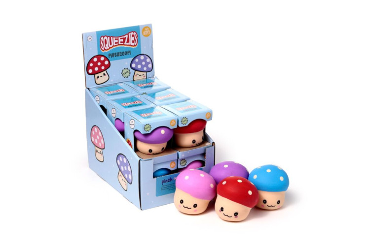 Maltose Squeezy Mushroom Stress Toy