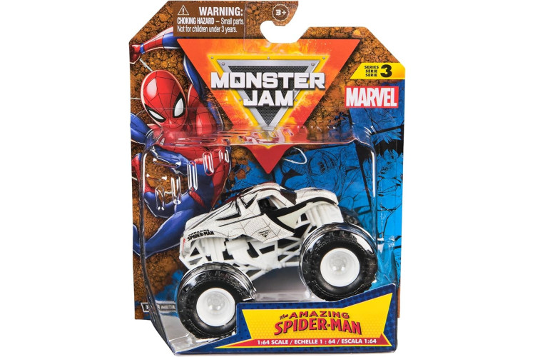 Marvel Monster Trucks 1:64 Scale Assortment Series 3