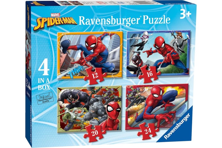 Marvel Spider-Man 4 in a Box Jigsaw Puzzle