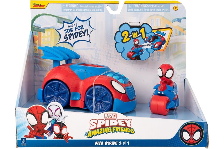 Spidey & His Amazing Friends 2-in-1 Web Strike Vehicle