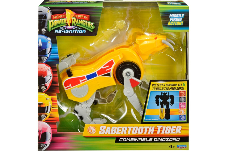 Mighty Morphin Power Rangers Sabertooth Tiger Combinable Dinozord