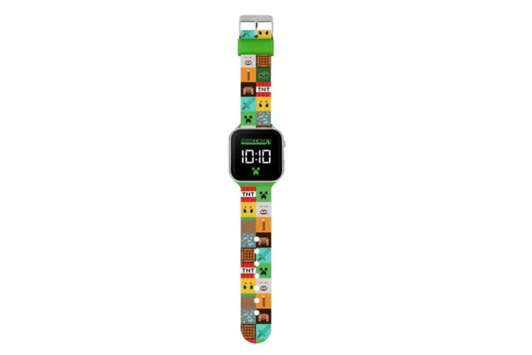 Minecraft Printed Strap LED Watch