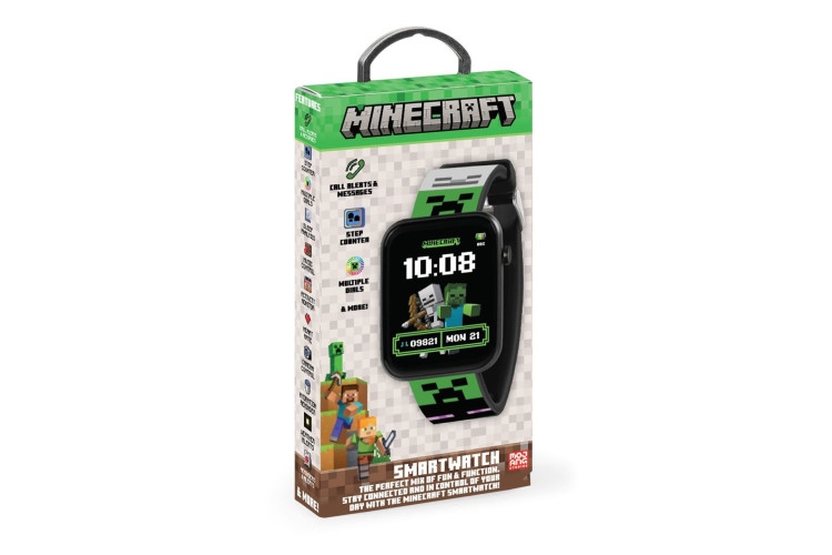 Minecraft Printed Strap Smart Watch