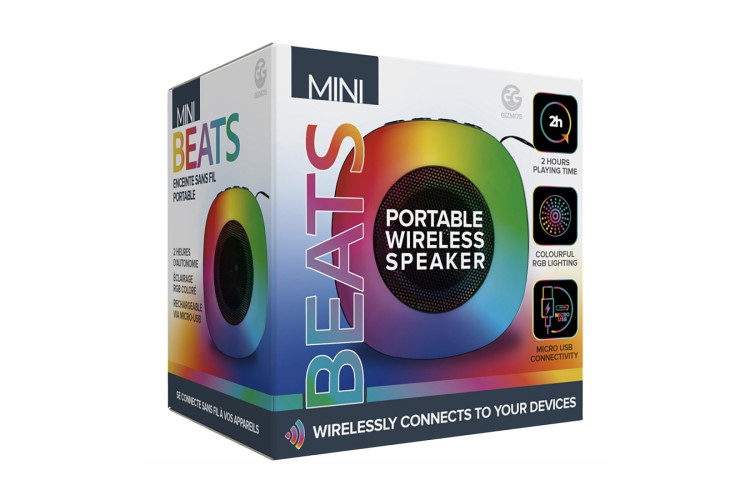 Mini Beats Colour Changing Wireless Speaker