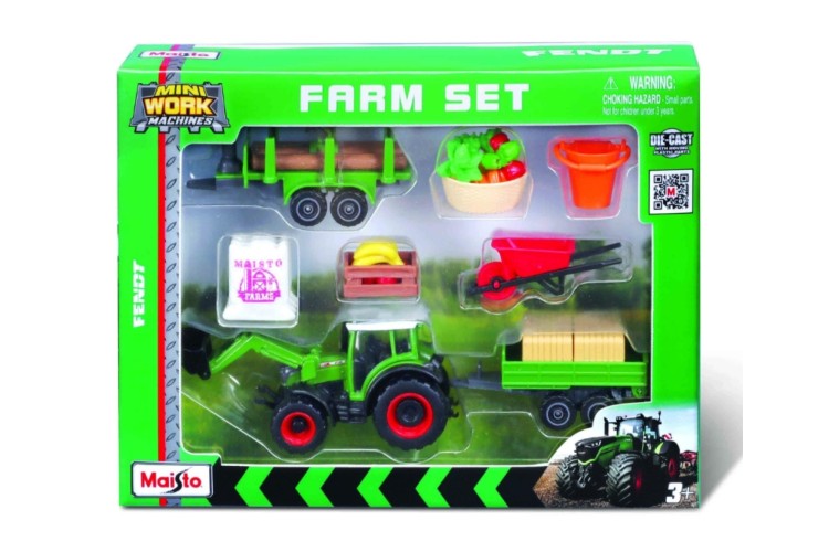 Mini Working Machines - Farm Set Fendt