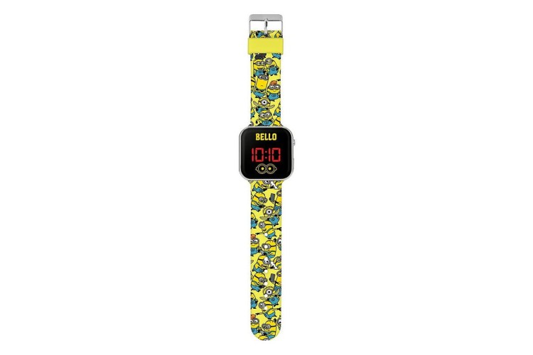 Minions Printed Strap LED Watch