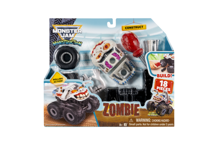 Monster Jam - 5in Monstruction Truck - Zombie