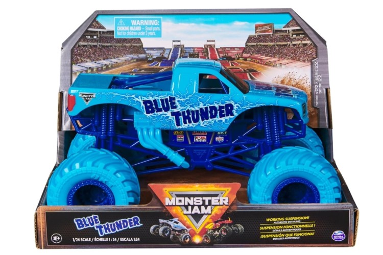 Monster Jam 1:24 Die Cast - Blue Thunder