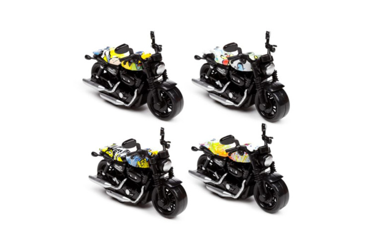 Motorcycle Pull Back Action Toy