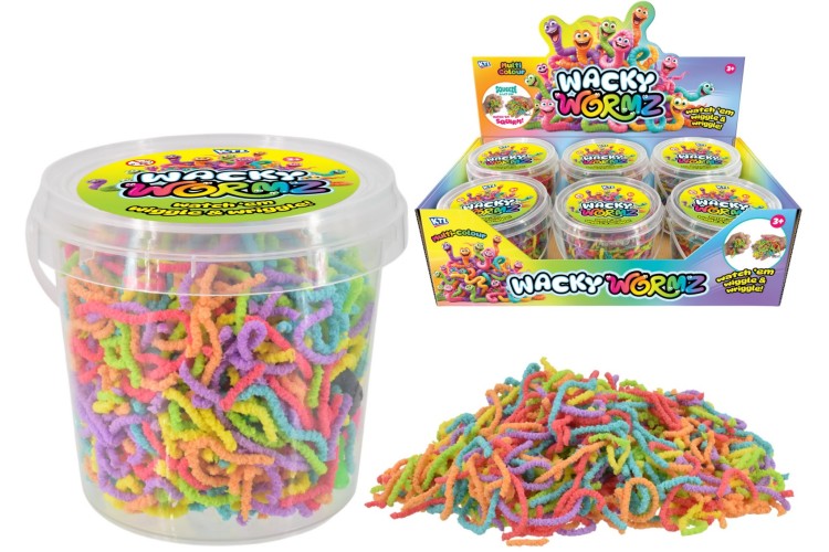 Wacky Wormz -  Multi-Colour Tub