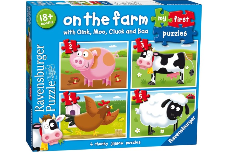 My First Puzzle On The Farm (2 3 4 & 5 Piece) Jigsaw Puzzle