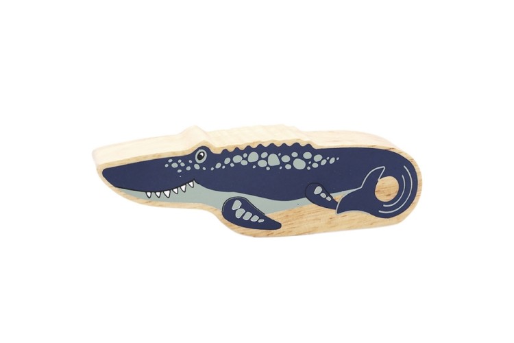 Natural blue mosasaurus by Lanka Kade