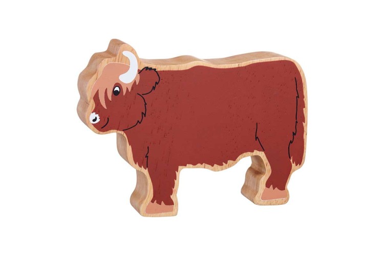Natural brown highland cow by Lanka Kade