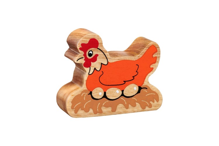 Natural orange hen on a nest By Lanka Kade 