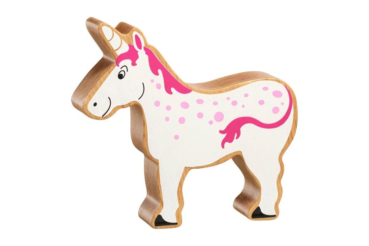 Natural white & pink unicorn by Lanka Kade