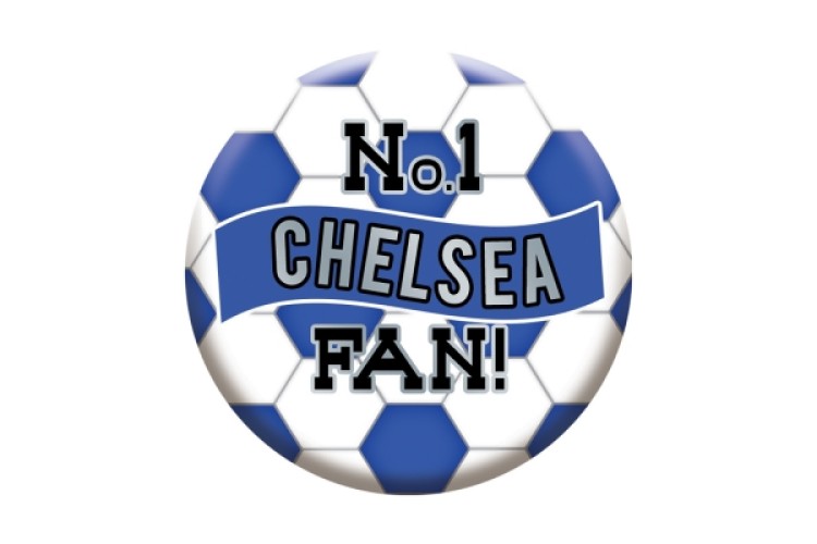 No.1 Chelsea Fan 5.5cm Football Badge