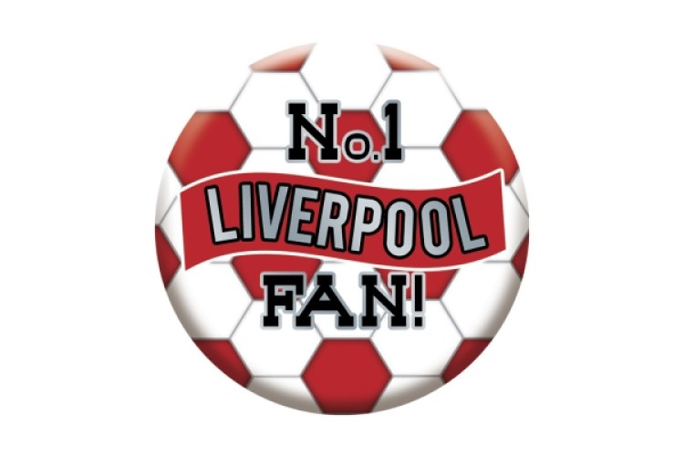No.1 Liverpool Fan 5.5cm Football Badge