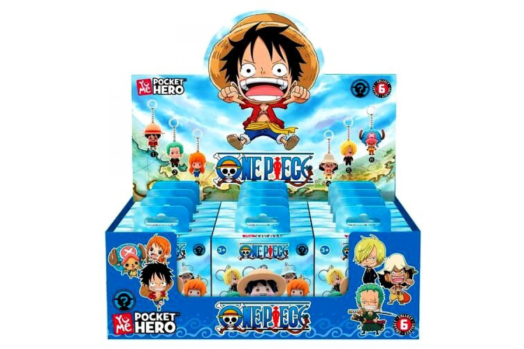 One Piece Pocket Hero 3D Keychains