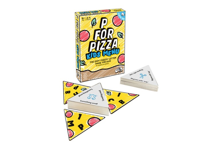 P for Pizza KIDS MENU - The Cheesy Letter Game
