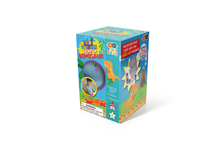Paint Your Own Light-up Dinosaur