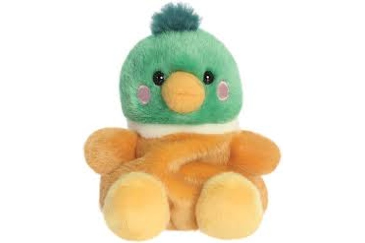 Palm Pals Puddles Mallard Duck 5in