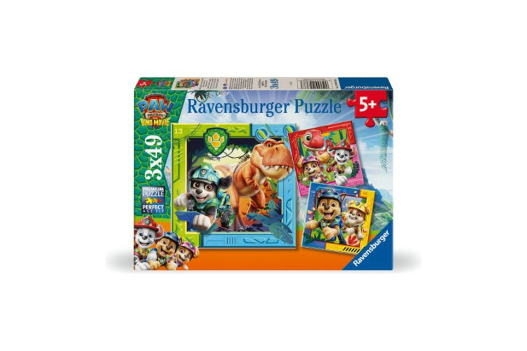 Paw Patrol 3 Dino Movie, 3x49pc