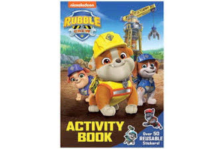 Paw Patrol Rubble & Crew Activity Book