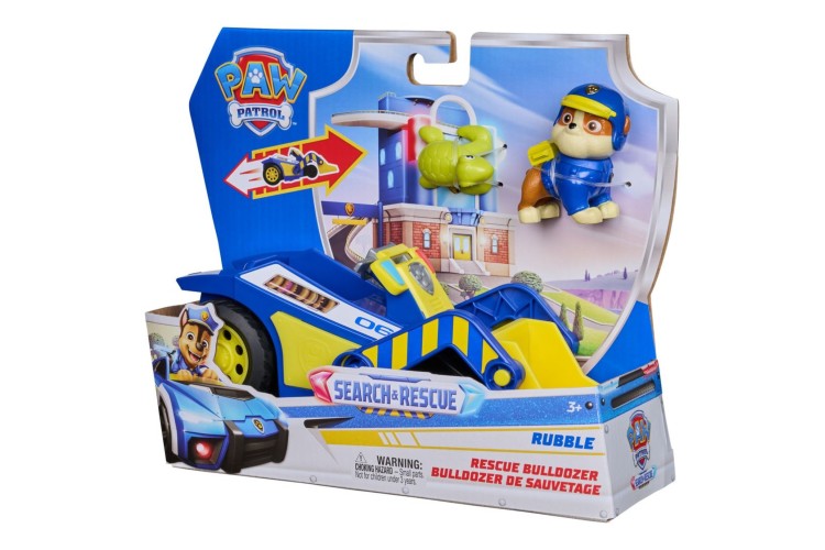 Paw Patrol Search & Rescue Rubble Rescue Bulldozer with 2 Figures