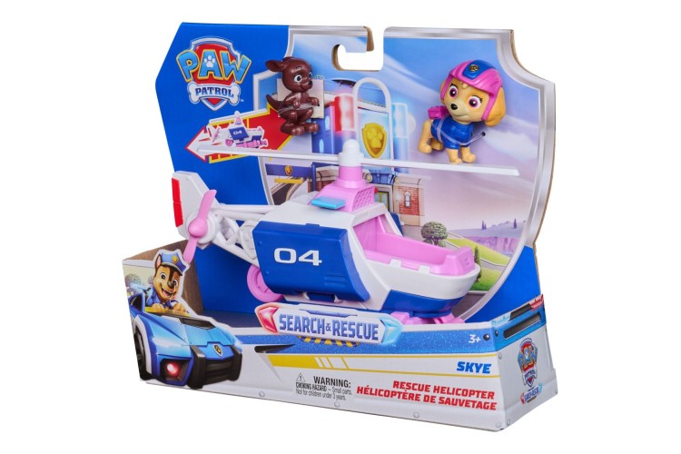 Paw Patrol Search & Rescue Skye Rescue Helicopter with 2 Figures