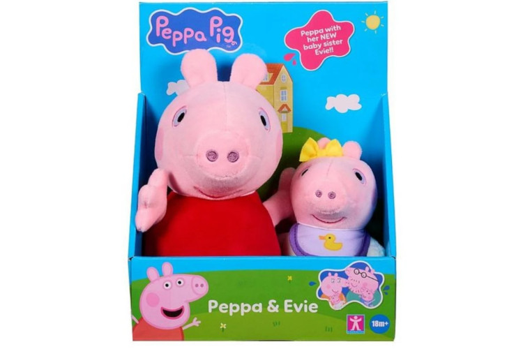 Peppa and Evie Plush Toy