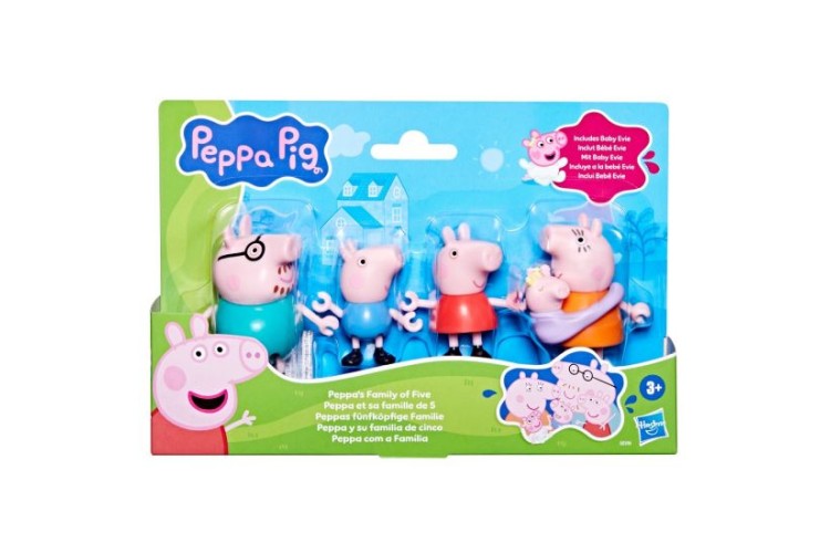 Peppa Pig Peppa's Family of Five Figure Set
