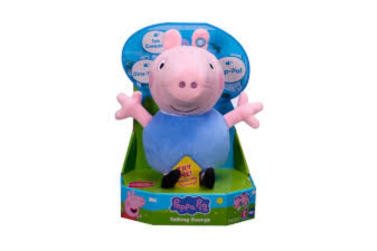 Peppa Pig Talking George Soft Toy