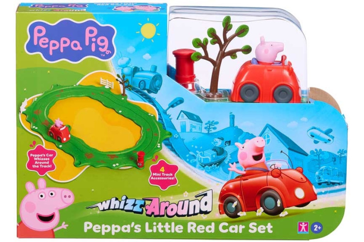 PEPPA PIG WHIZZ AROUND PEPPAS LITTLE RED CAR SET