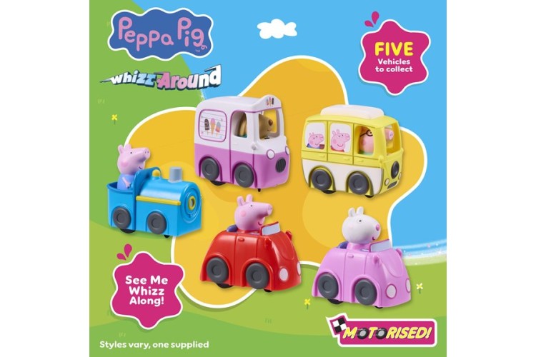 Peppa Pig Whizz Around Vehicles Asst
