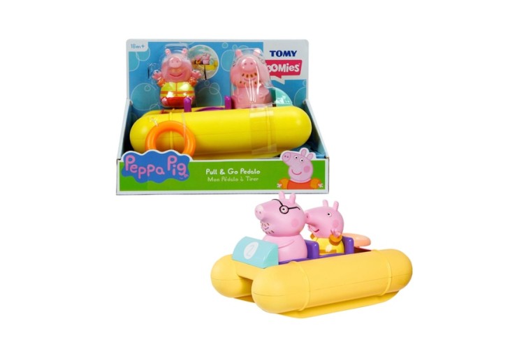 TOOMIES PEPPA PIG PULL & GO PEDALO