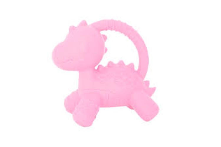 Pink Dinosaur - Silicone Teether