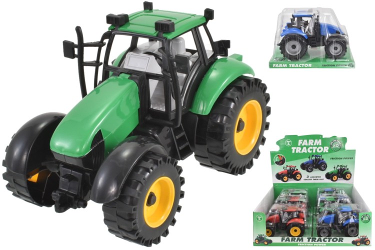 Plastic Friction Farm Tractor (3 Asst)