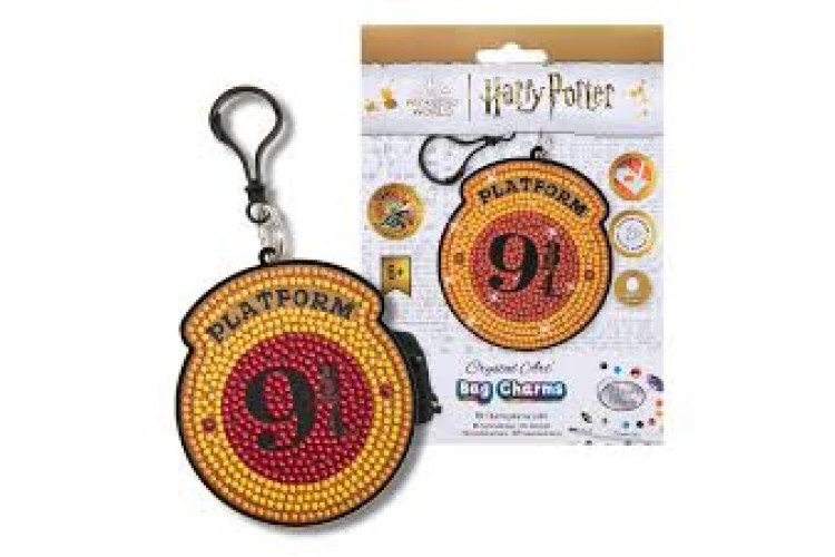 Platform 9 3/4 Crystal Art Bag Charm Kit Harry Potter