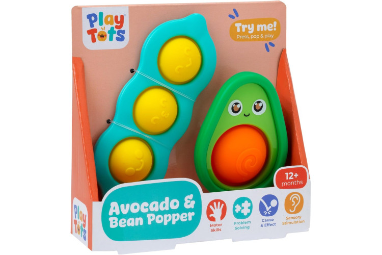 PLAY TOTS AVOCADO & BEAN POPPER