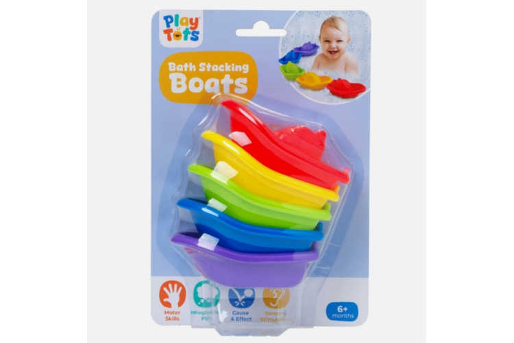 Play Tots Bath Stacking Boats