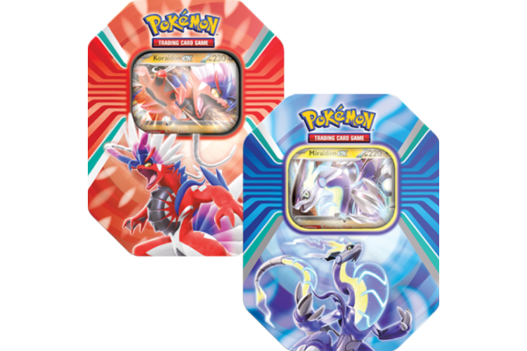 Pokémon TCG: Paldea Legends Tin - (Koraidon/Miraidon)