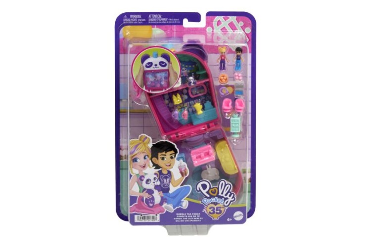 Polly Pocket Panda Boba Tea Shop Compact